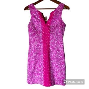 Lilly Pulitzer Pink & White Sundress Size 6